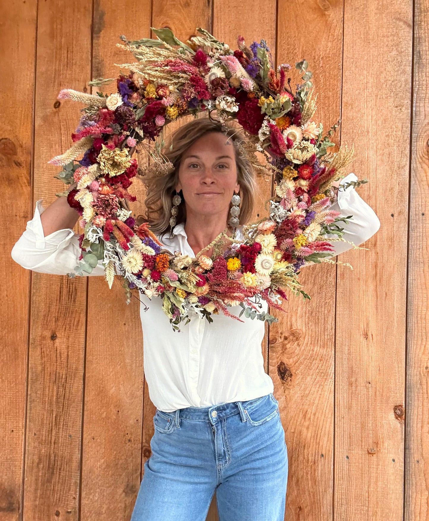 Dried Floral Wreath
