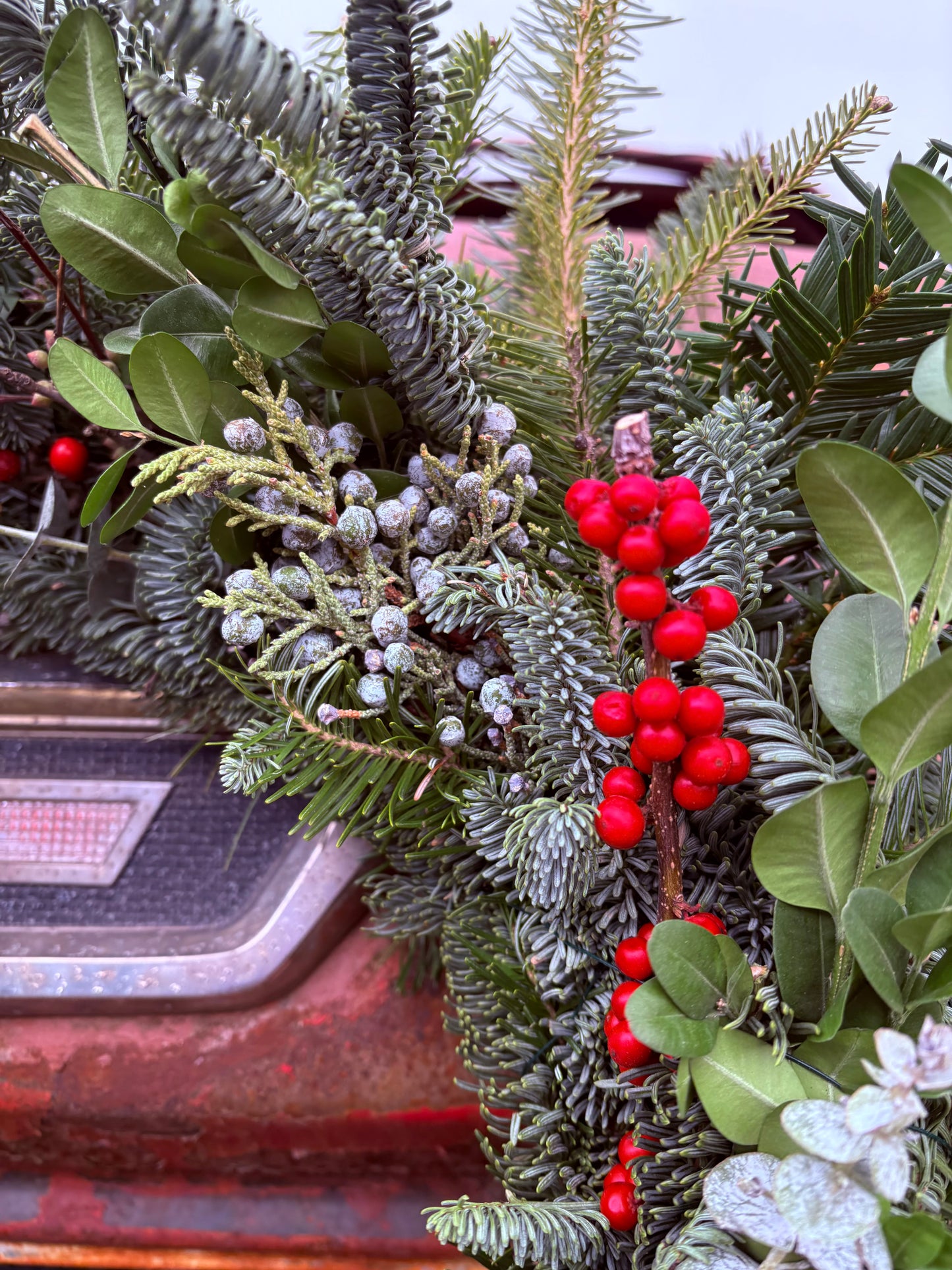 The Winter Farmhouse Wreath