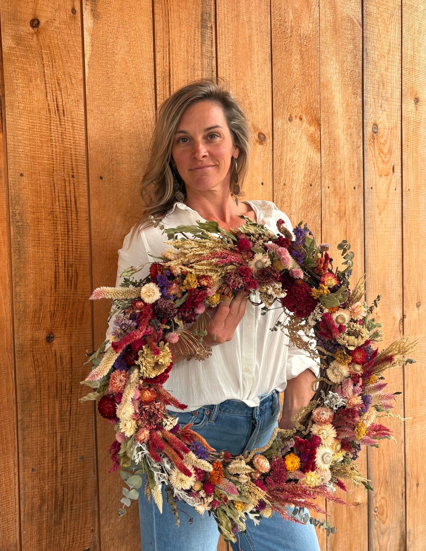 Dried Floral Wreath