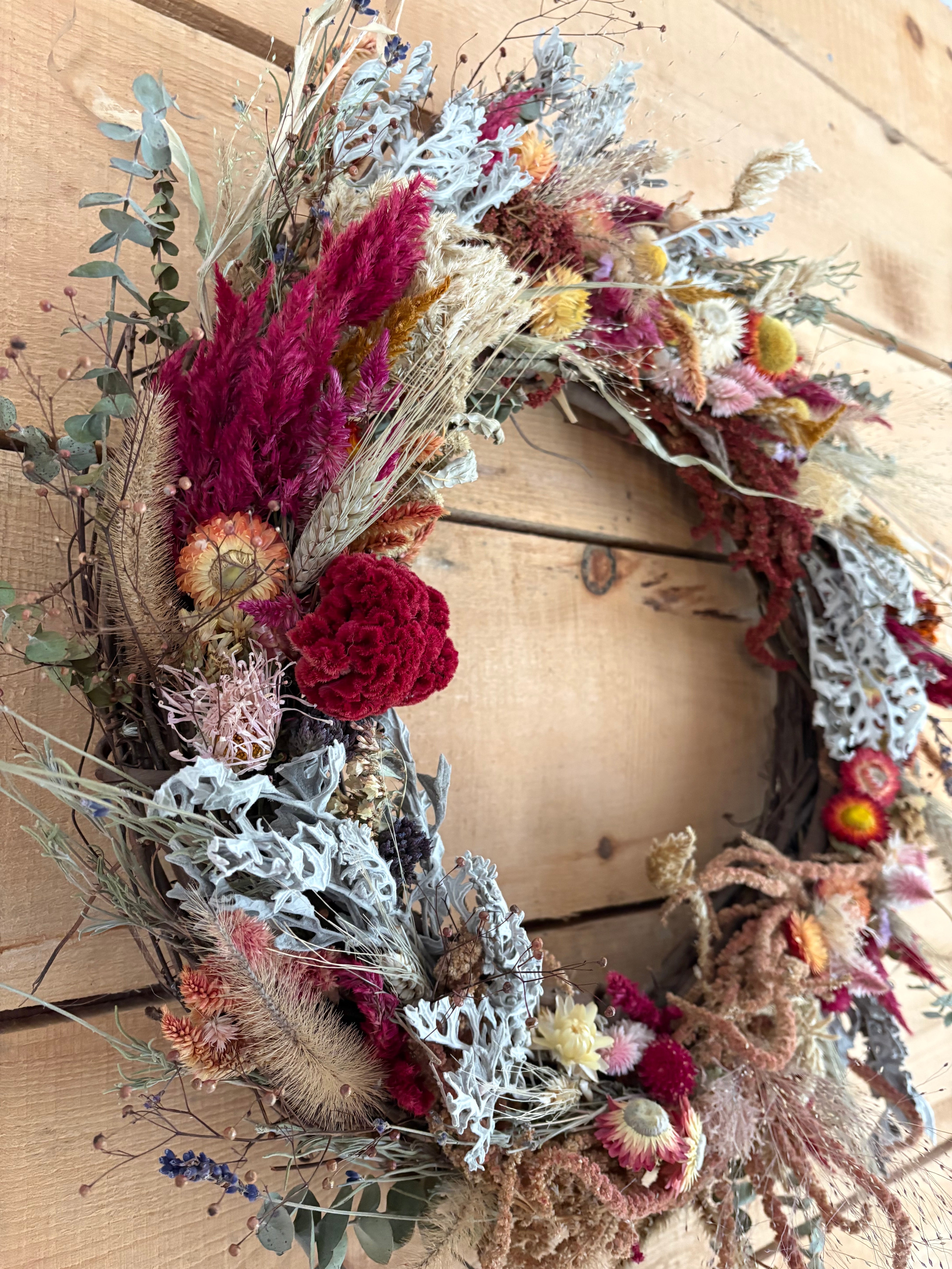 Dried Floral Wreath – Gardent Farms