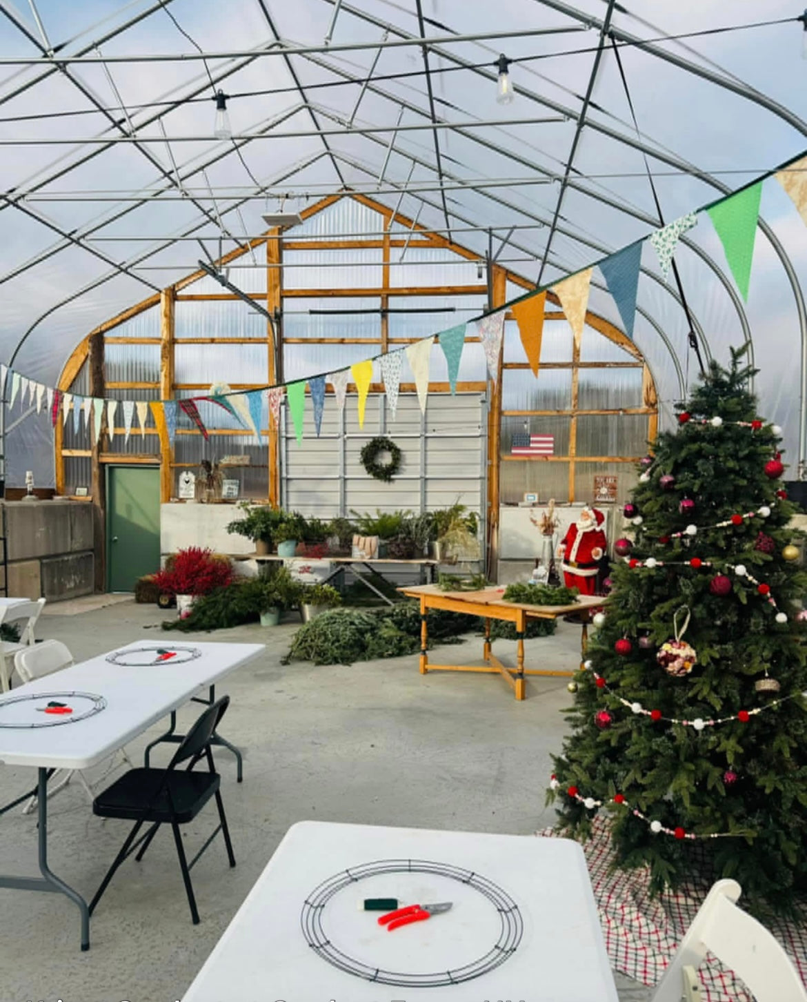 Holiday Wreaths in The Greenhouse December 6th