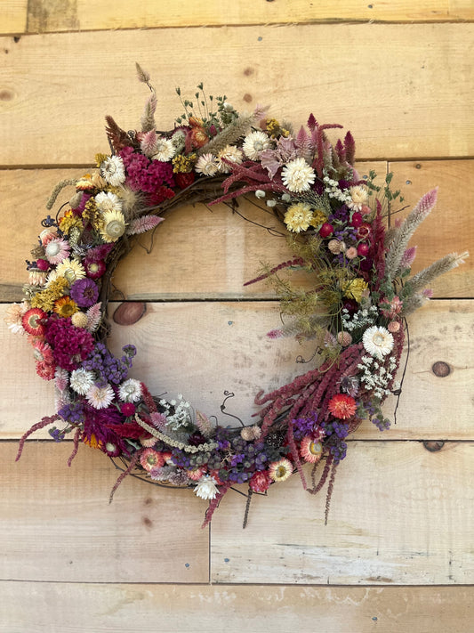 Dried Floral Wreath