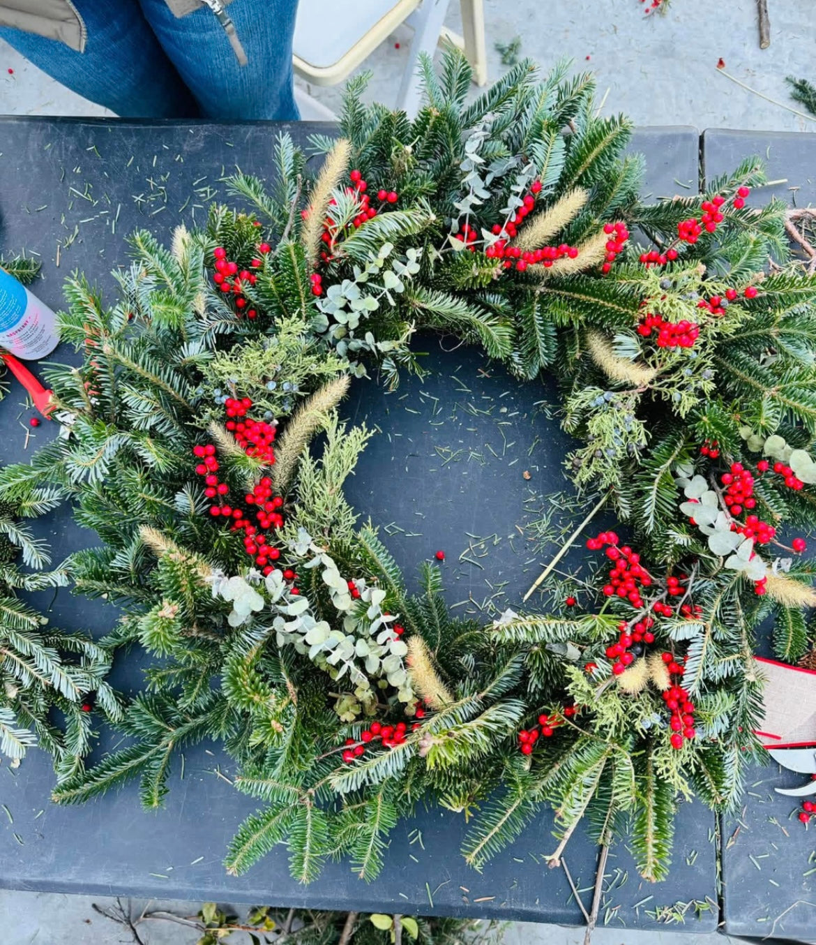 Holiday Wreaths in The Greenhouse December 6th