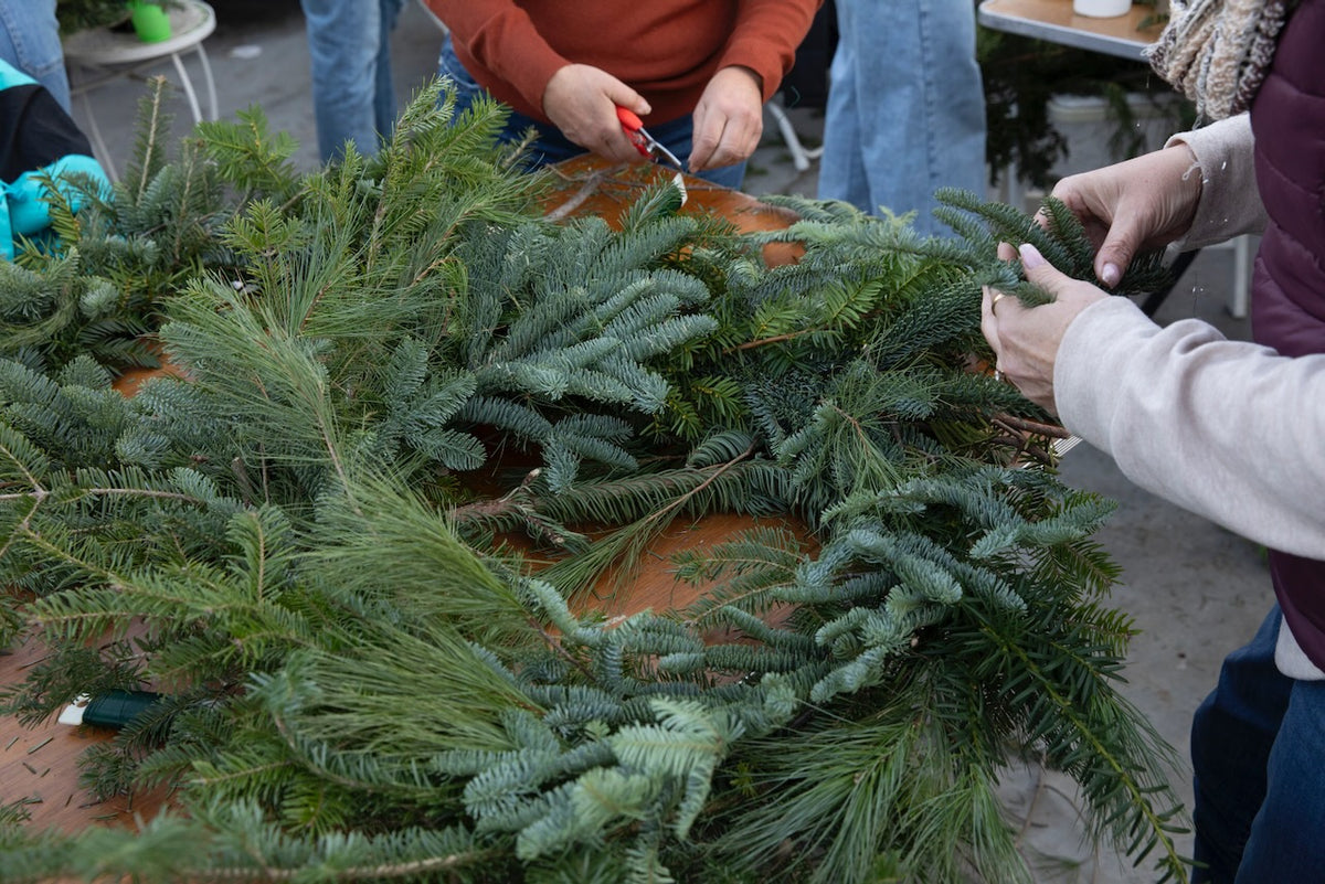 Holiday Wreaths in The Greenhouse November 21st
