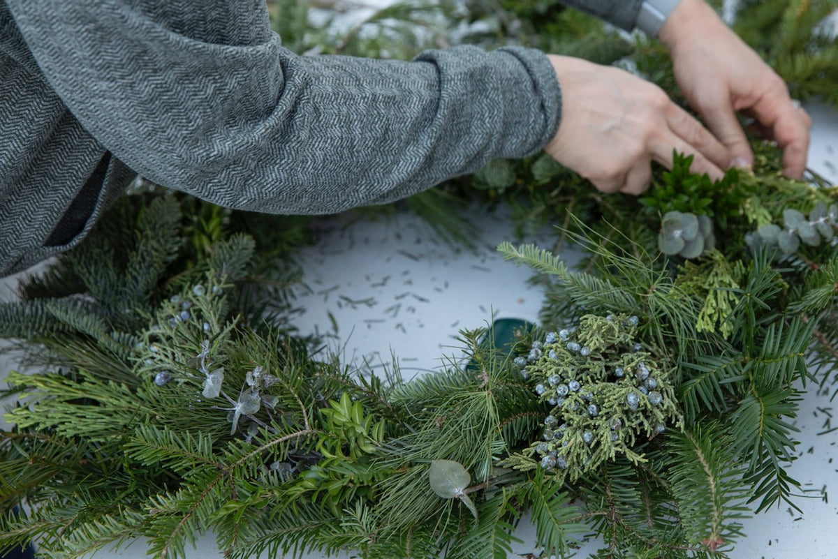Holiday Wreaths in The Greenhouse November 21st
