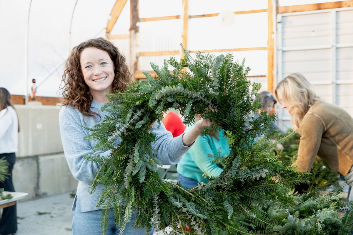 Holiday Wreaths in The Greenhouse November 21st