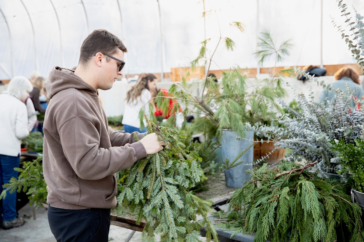 Holiday Wreaths in The Greenhouse November 21st