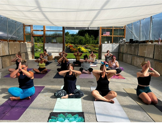 Vinyasa Yoga in the Greenhouse