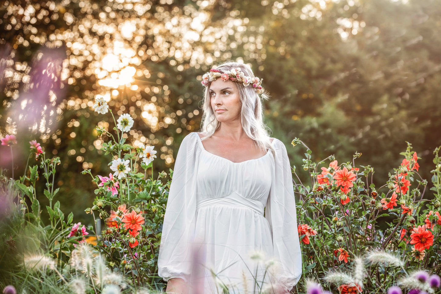 Farm-Grown Dried Floral Crown