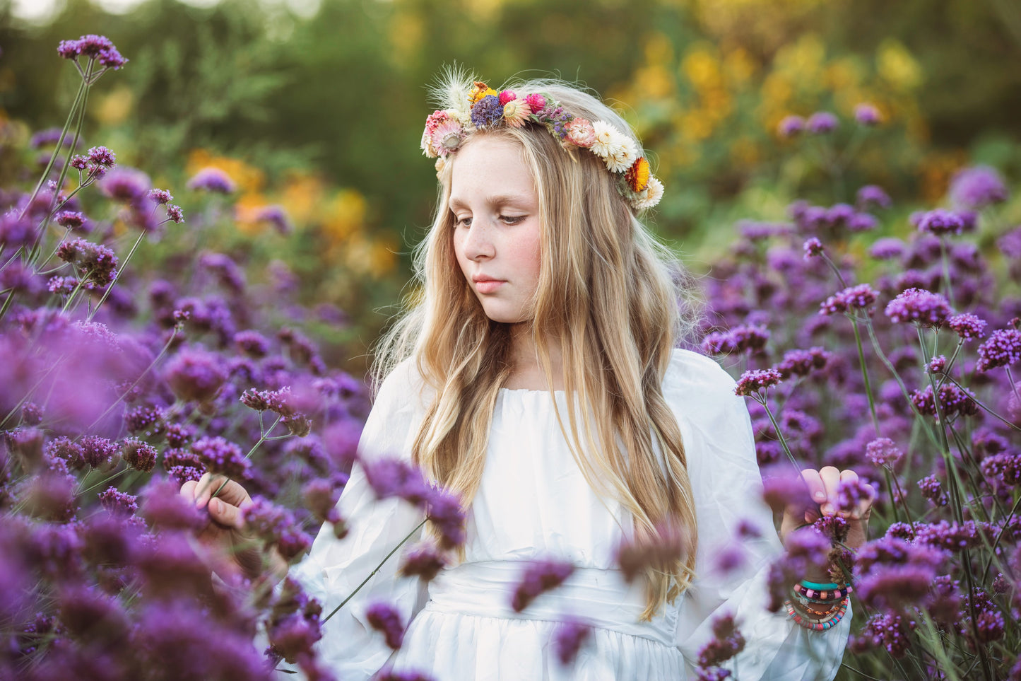 Farm-Grown Dried Floral Crown